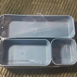 8-Pack Multi-Purpose Plastic Drawer Organizer Storage Bins